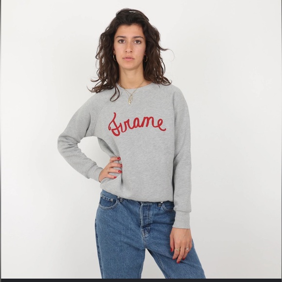 Frame relaxed fit sweatshirt - Picture 1 of 5